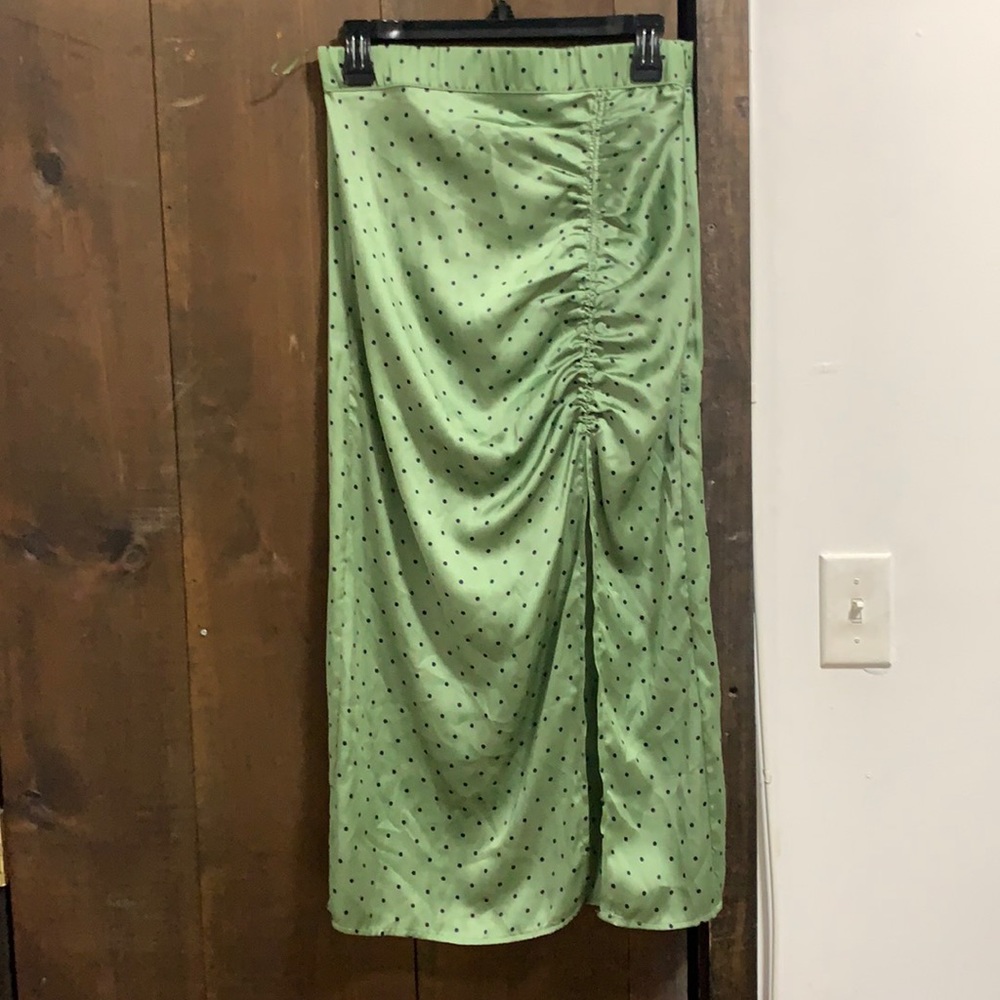 Zara Polka Dot Midi Skirt